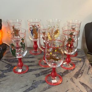 Rainbow Mountain 8 Reindeer Goblets
